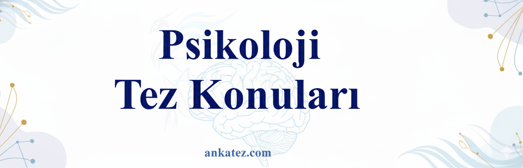 Psikoloji Tez Konuları