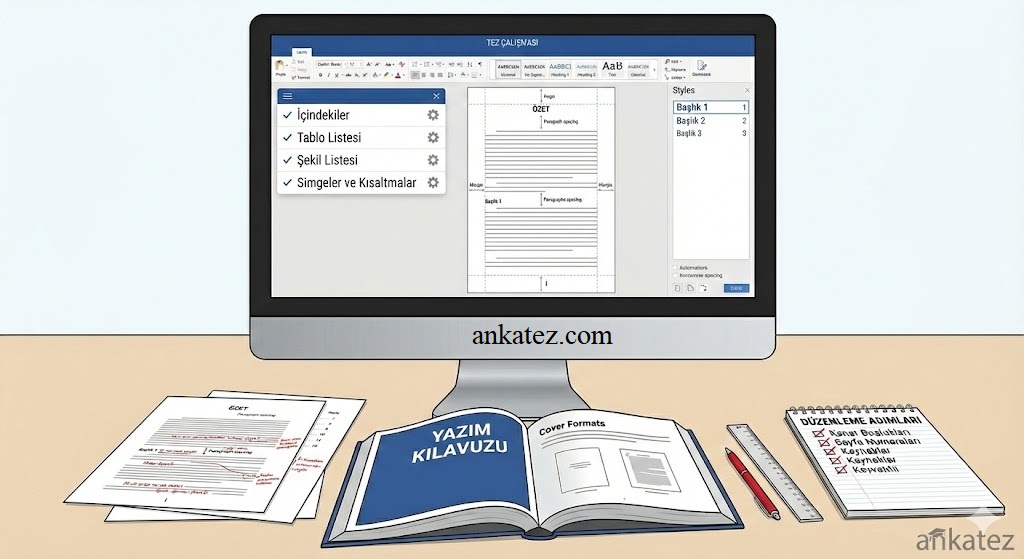 Tez Yazım Kılavuzuna Göre Düzenleme